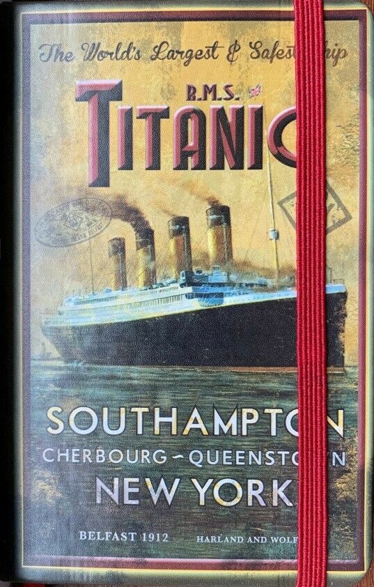 RMS Titanic Southampton To New York Hardback Notebook