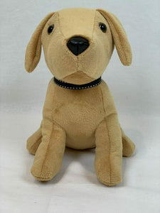 Gold Dog Soft Furry Doorstop