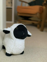 Load image into Gallery viewer, Black Face Sheep Soft Doorstop
