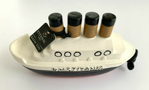 Titanic 1912 Children's Bath Toys Pack of 2 Gift Set White Star Line