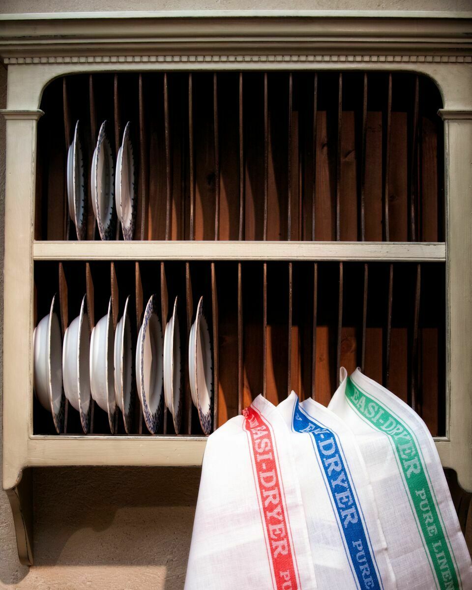 Easi-Dryer Linen Glass Cloths Kitchen Dining Glasses