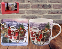 Load image into Gallery viewer, Santa Claus Mug and Coaster Set
