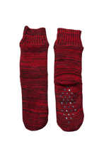 Load image into Gallery viewer, Donegal Wool Socks Knitted Fleece Lined Non Slip Unisex Fuchsia
